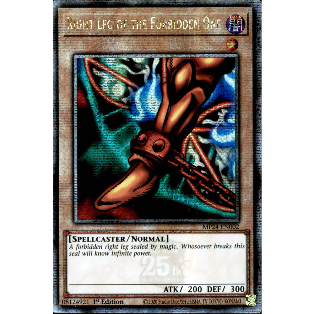 Yu-Gi-Oh! Right order Leg of the Forbidden One By Konami