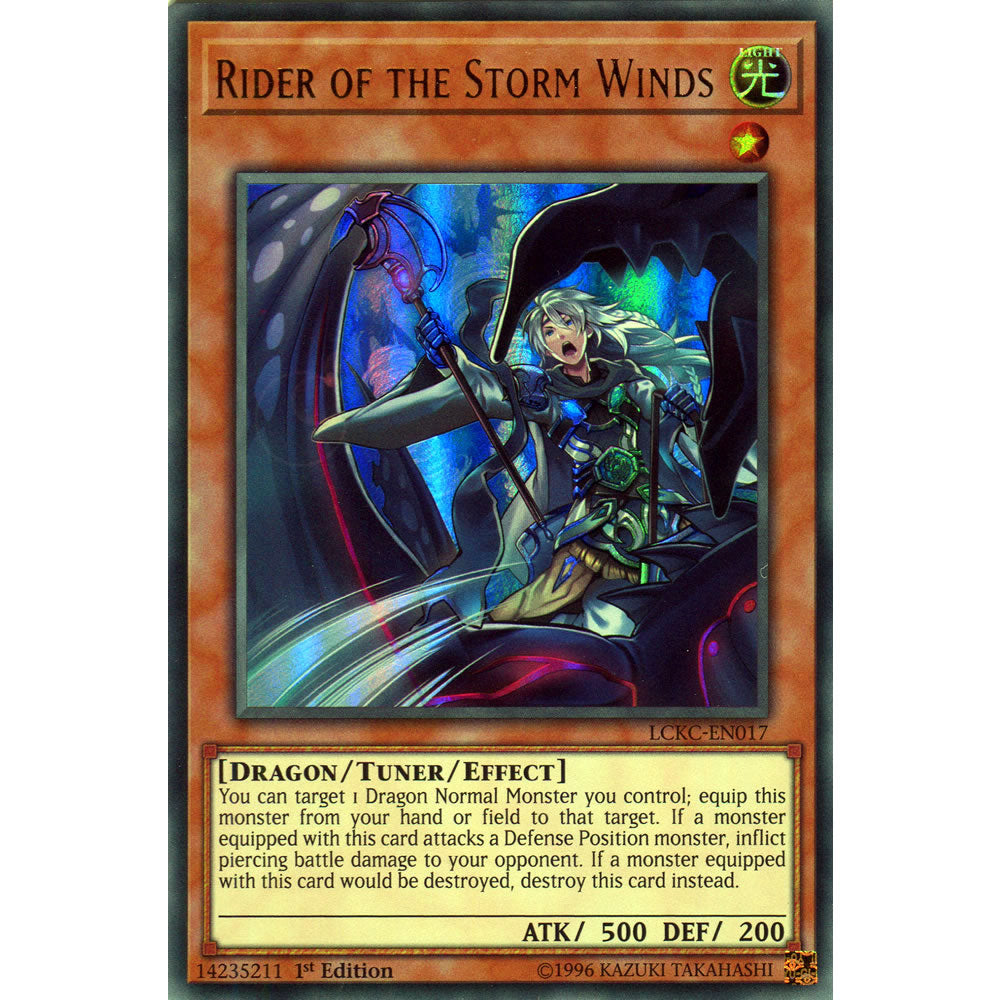 Rider of the Storm Winds LCKC-EN017 Yu-Gi-Oh! Card