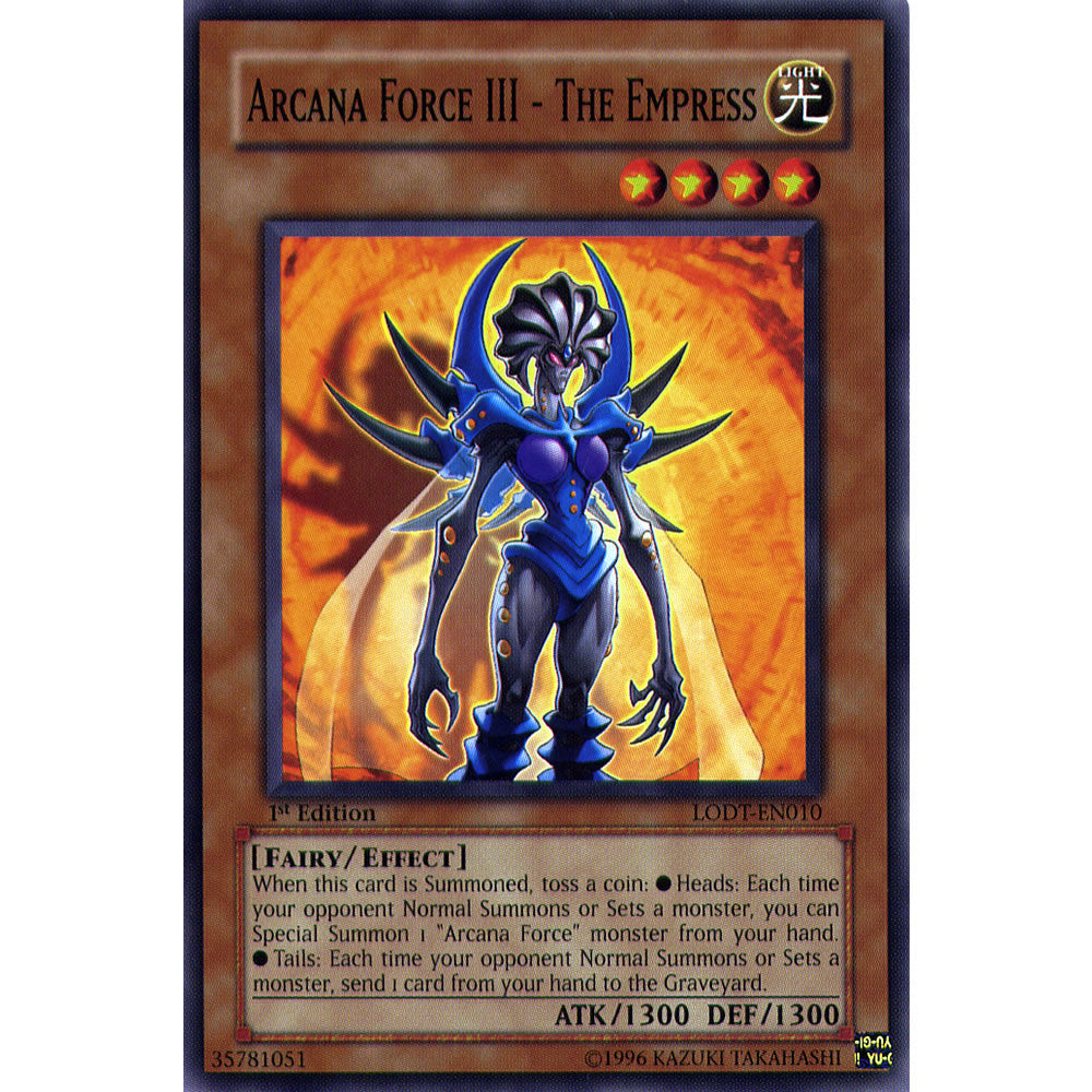 Arcana Force III - The Empress LODT-EN010 Yu-Gi-Oh! Card