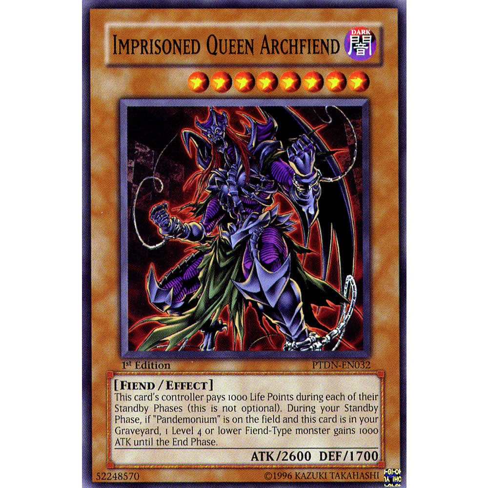 Imprisoned Queen Archfiend PTDN-EN032 Yu-Gi-Oh! Card