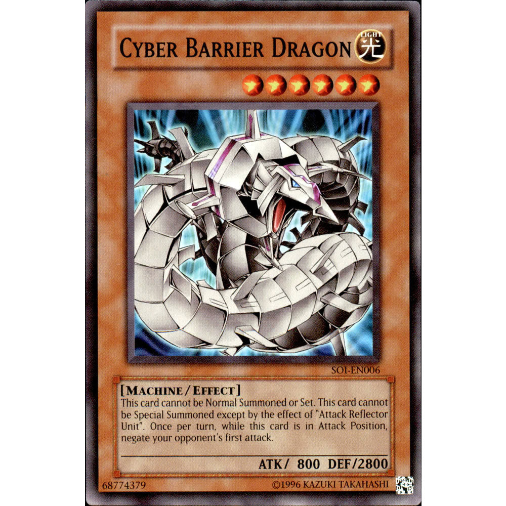 Cyber Barrier Dragon SOI-EN006 Yu-Gi-Oh! Card