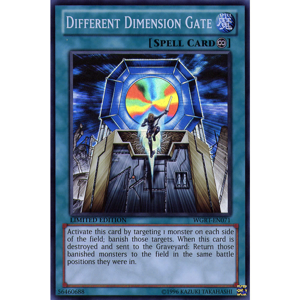 Different Dimension Gate WGRT-EN071 Yu-Gi-Oh! Card