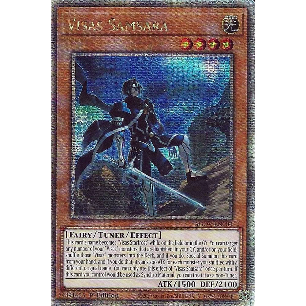 Visas Samsara AGOV-EN004 Yu-Gi-Oh! Card from the Age of Overlord Set