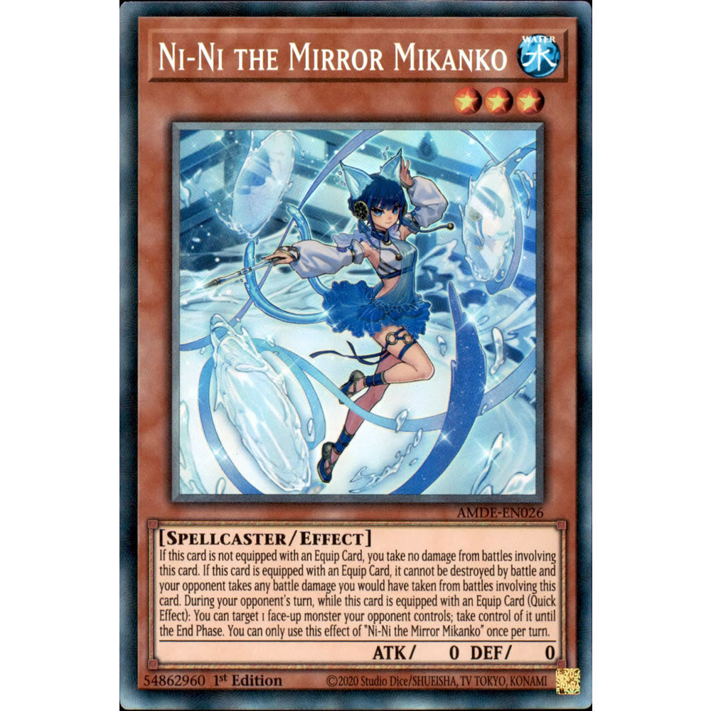 Ni-Ni the Mirror Mikanko AMDE-EN026 Yu-Gi-Oh! Card from the Amazing Defenders Set