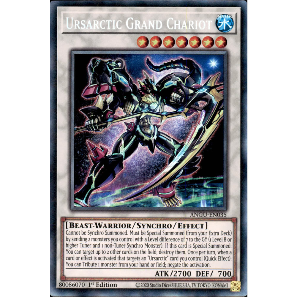 Ursarctic Grand Chariot ANGU-EN035 Yu-Gi-Oh! Card from the Ancient Guardians Set