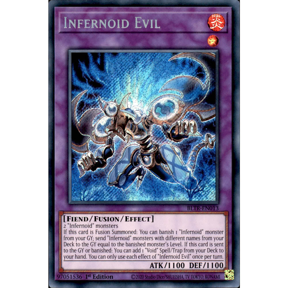 Infernoid Evil BLTR-EN013 Yu-Gi-Oh! Card from the Battles of Legend: Terminal Revenge Set