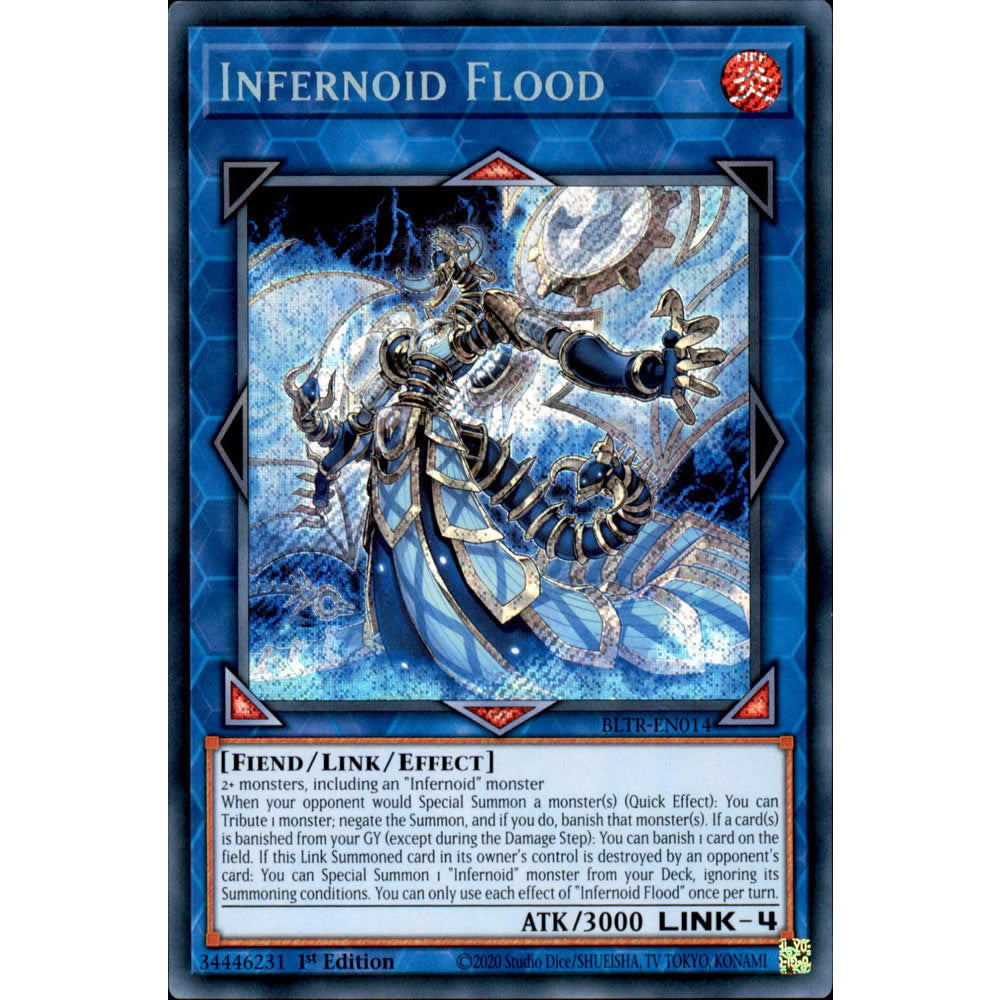 Infernoid Flood BLTR-EN014 Yu-Gi-Oh! Card from the Battles of Legend: Terminal Revenge Set