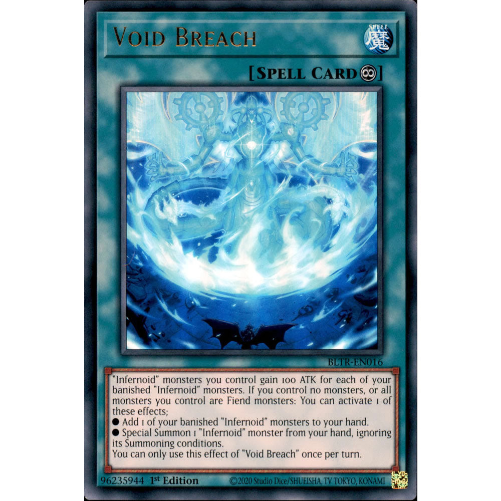 Void Breach BLTR-EN016 Yu-Gi-Oh! Card from the Battles of Legend: Terminal Revenge Set