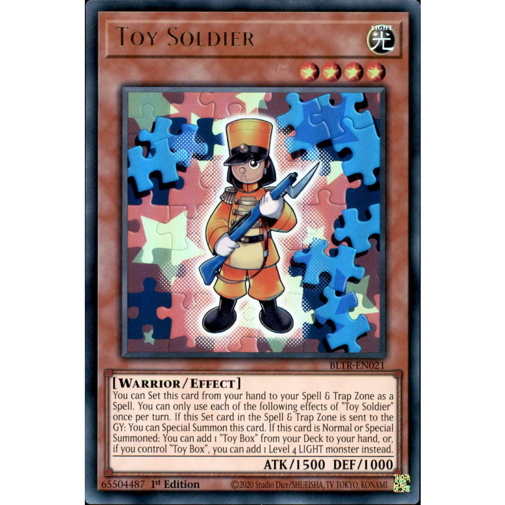 Toy Soldier BLTR-EN021 Yu-Gi-Oh! Card from the Battles of Legend: Terminal Revenge Set