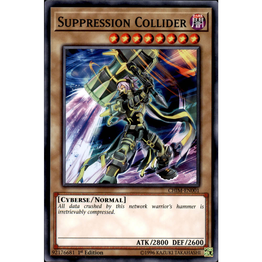 Suppression Collider CHIM-EN001 Yu-Gi-Oh! Card from the Chaos Impact Set