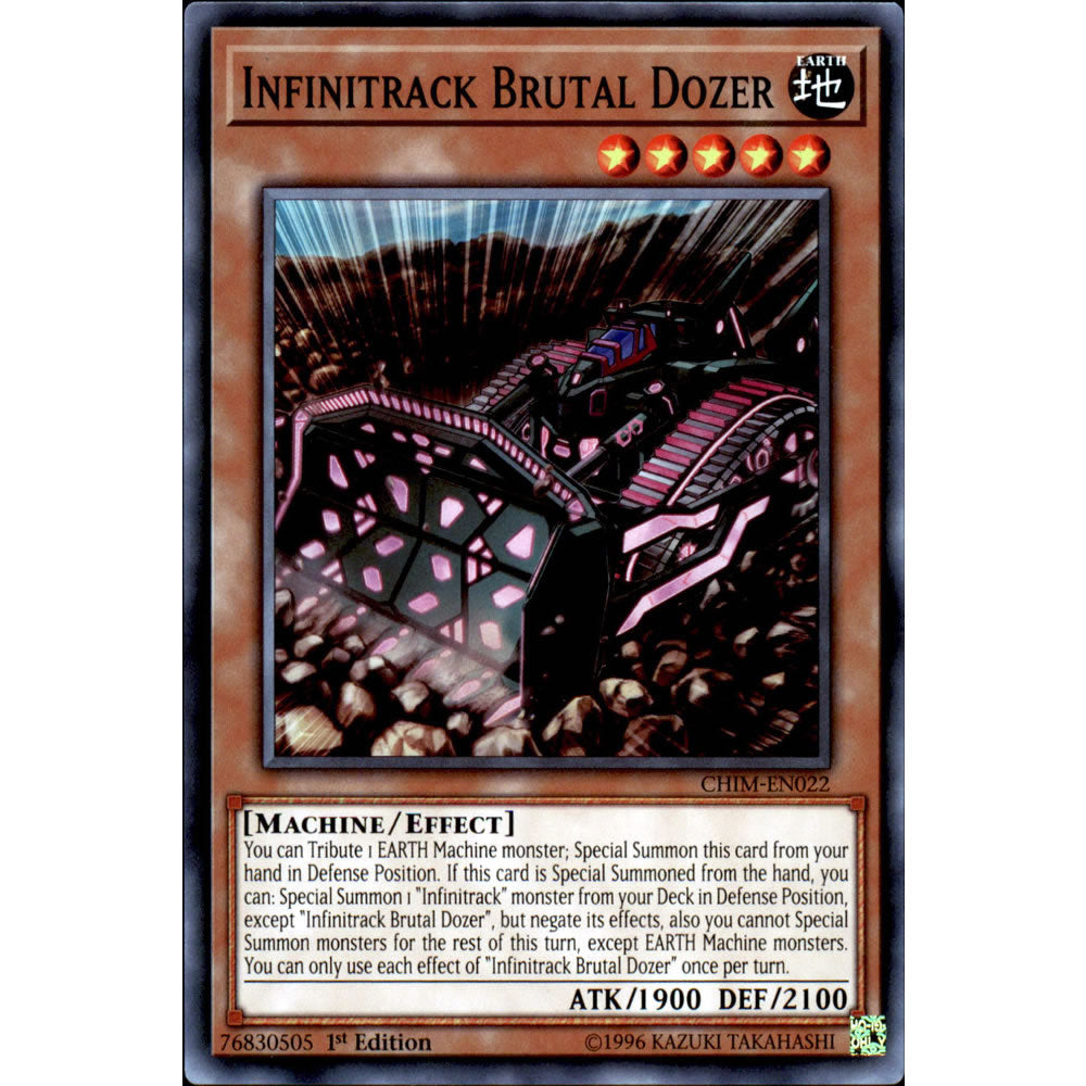 Infinitrack Brutal Dozer CHIM-EN022 Yu-Gi-Oh! Card from the Chaos Impact Set