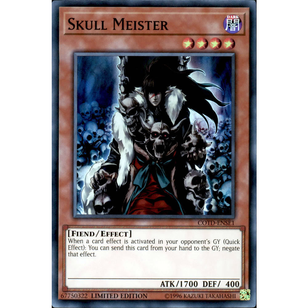 Skull Meister COTD-ENSE1 Yu-Gi-Oh! Card from the Code of the Duelist Special Edition Set