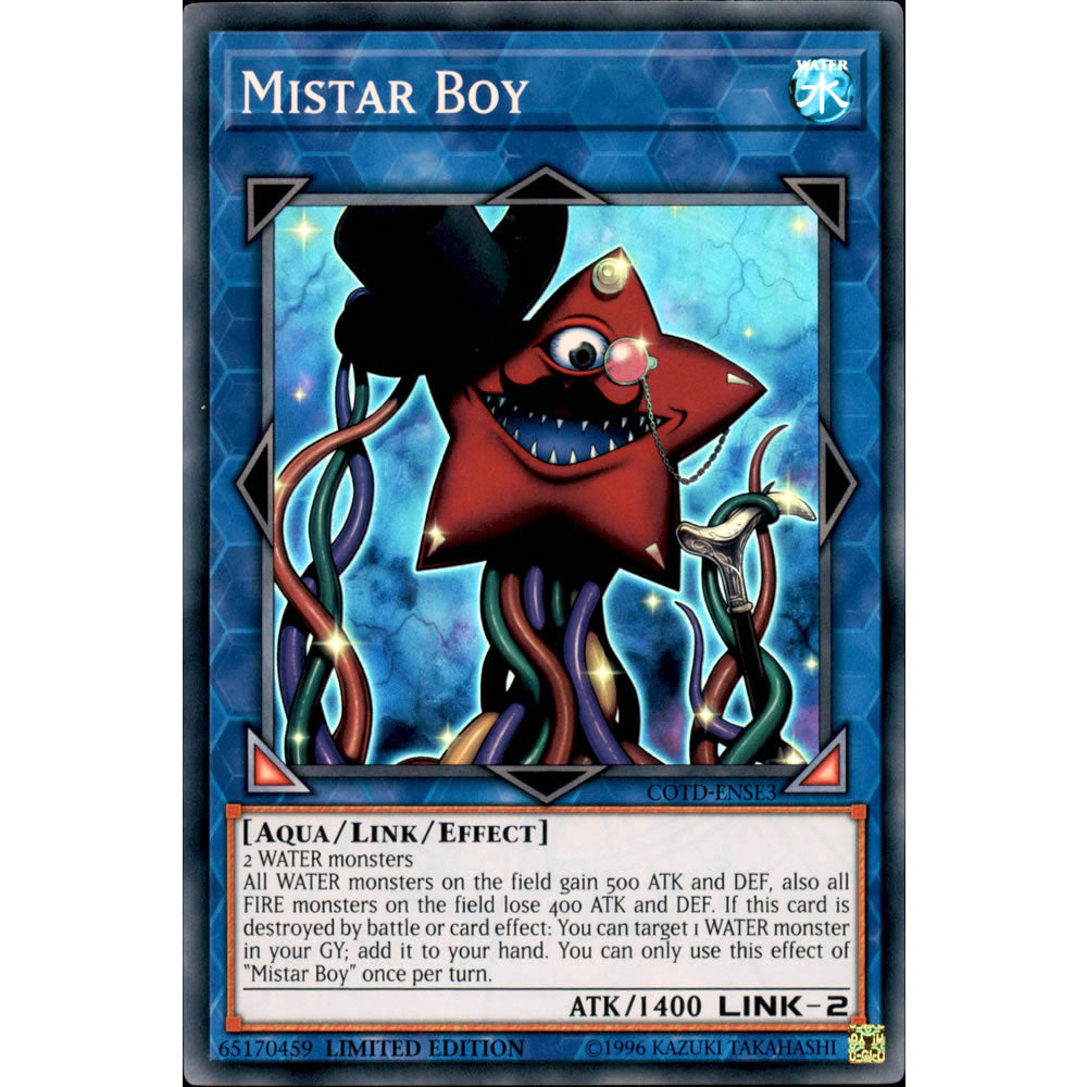 Mistar Boy COTD-ENSE3 Yu-Gi-Oh! Card from the Code of the Duelist Special Edition Set