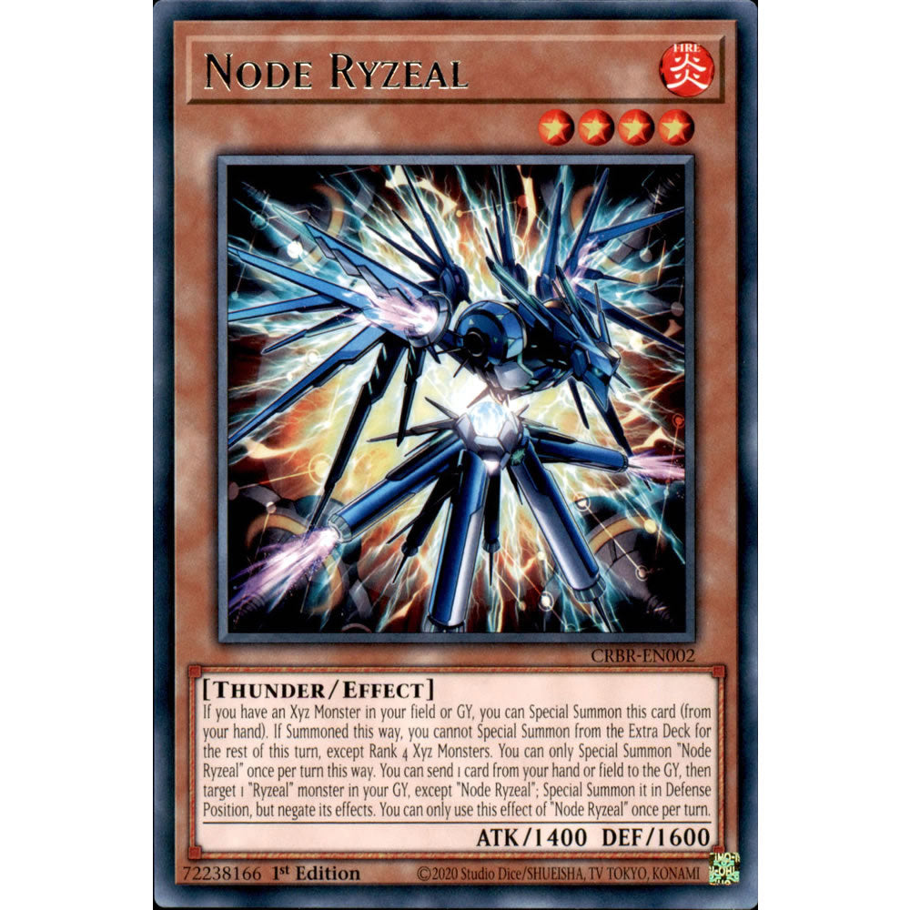 Node Ryzeal CRBR-EN002 Yu-Gi-Oh! Card from the Crossover Breakers Set