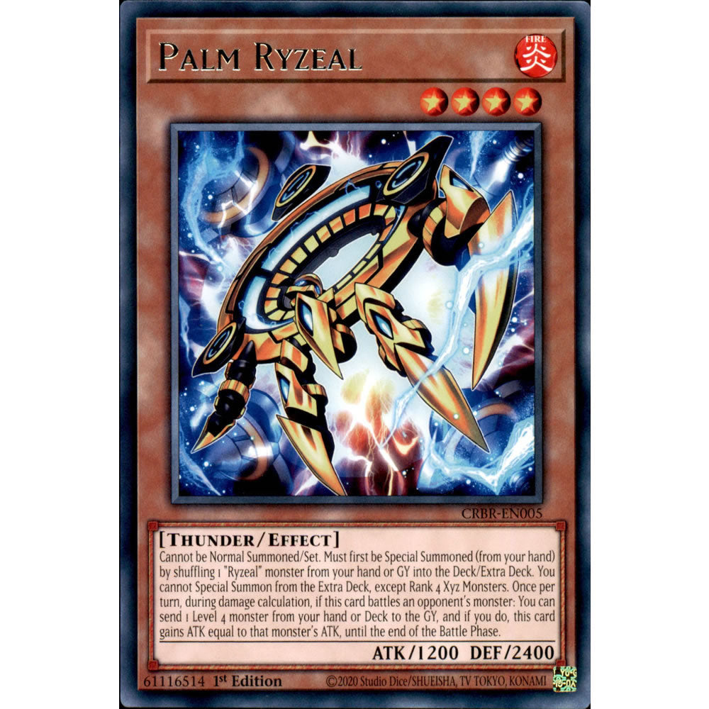 Palm Ryzeal CRBR-EN005 Yu-Gi-Oh! Card from the Crossover Breakers Set