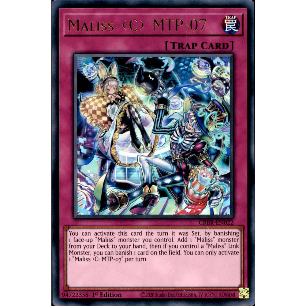 Maliss <C> MTP-07 CRBR-EN022 Yu-Gi-Oh! Card from the Crossover Breakers Set