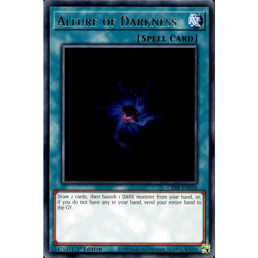 Allure of Darkness CRBR-EN028 Yu-Gi-Oh! Card from the Crossover Breakers Set