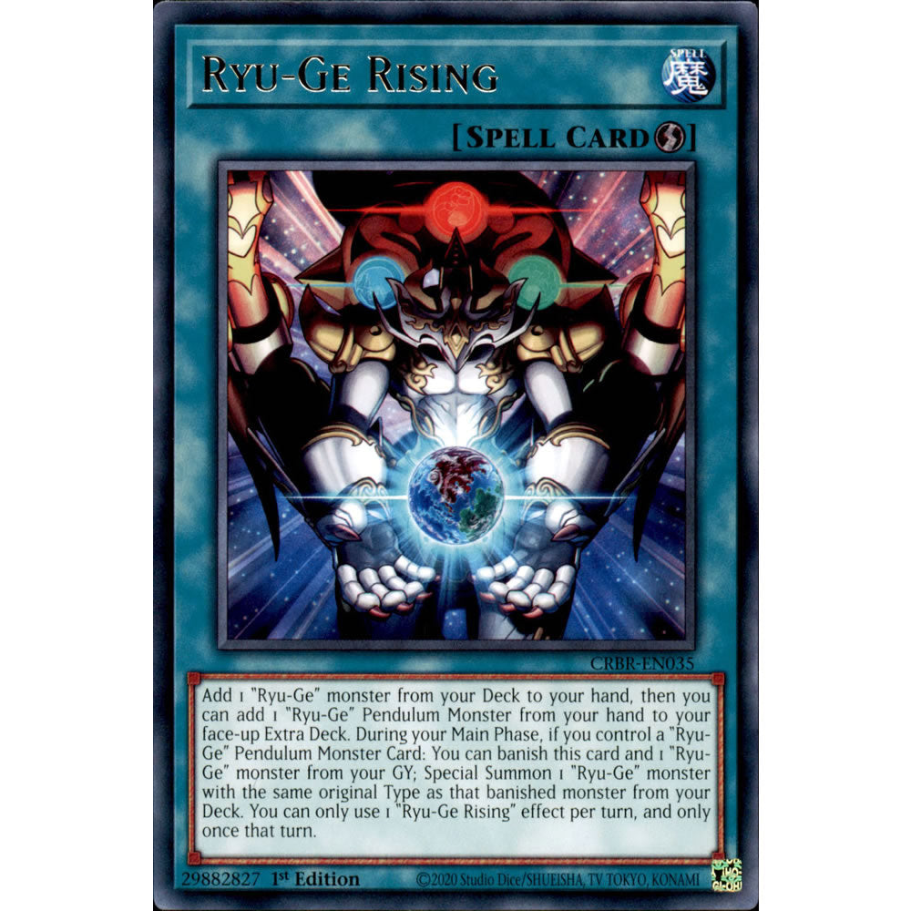 Ryu-Ge Rising CRBR-EN035 Yu-Gi-Oh! Card from the Crossover Breakers Set