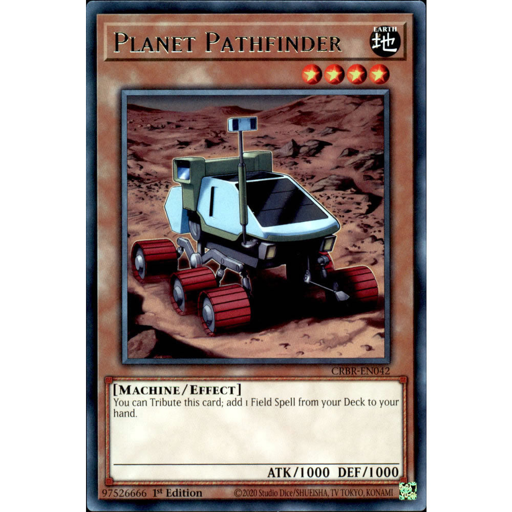 Planet Pathfinder CRBR-EN042 Yu-Gi-Oh! Card from the Crossover Breakers Set