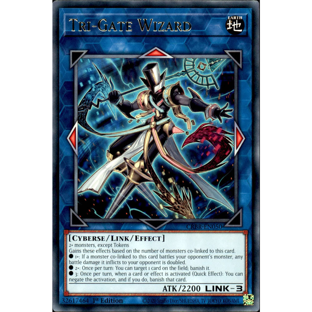 Tri-Gate Wizard CRBR-EN050 Yu-Gi-Oh! Card from the Crossover Breakers Set