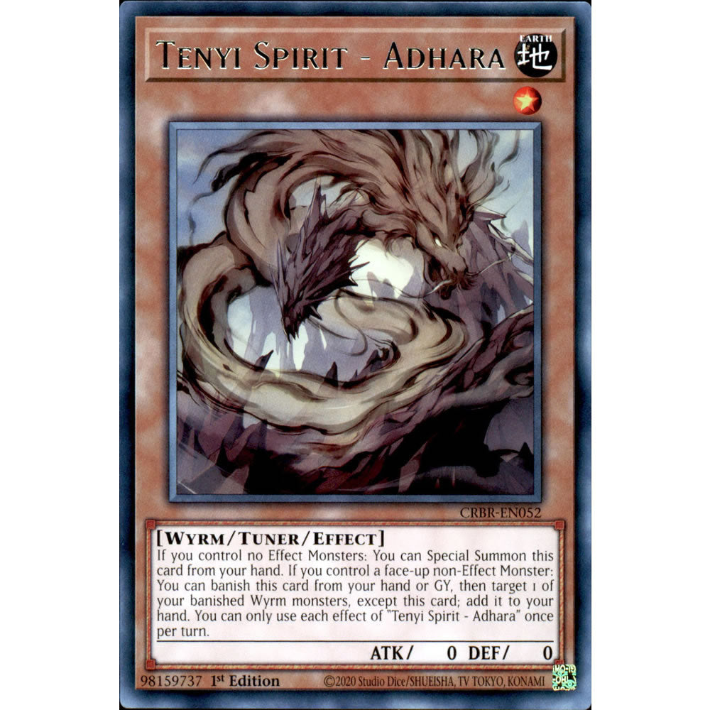 Tenyi Spirit - Adhara CRBR-EN052 Yu-Gi-Oh! Card from the Crossover Breakers Set