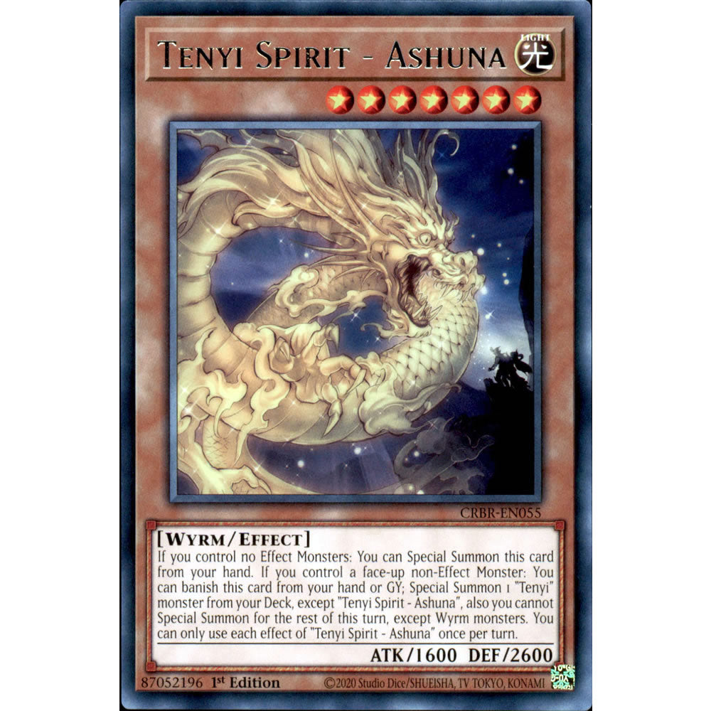 Tenyi Spirit - Ashuna CRBR-EN055 Yu-Gi-Oh! Card from the Crossover Breakers Set