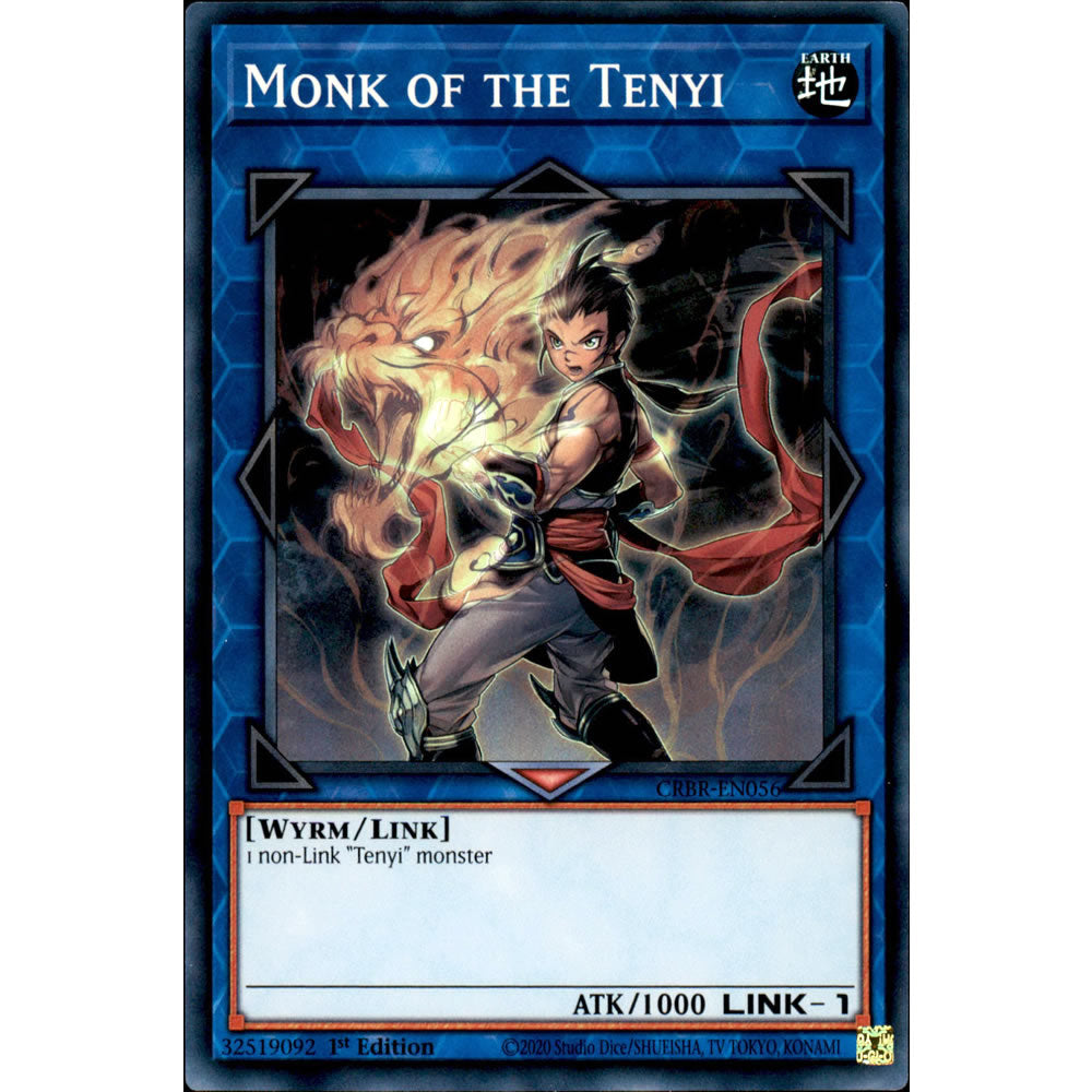 Monk of the Tenyi CRBR-EN056 Yu-Gi-Oh! Card from the Crossover Breakers Set