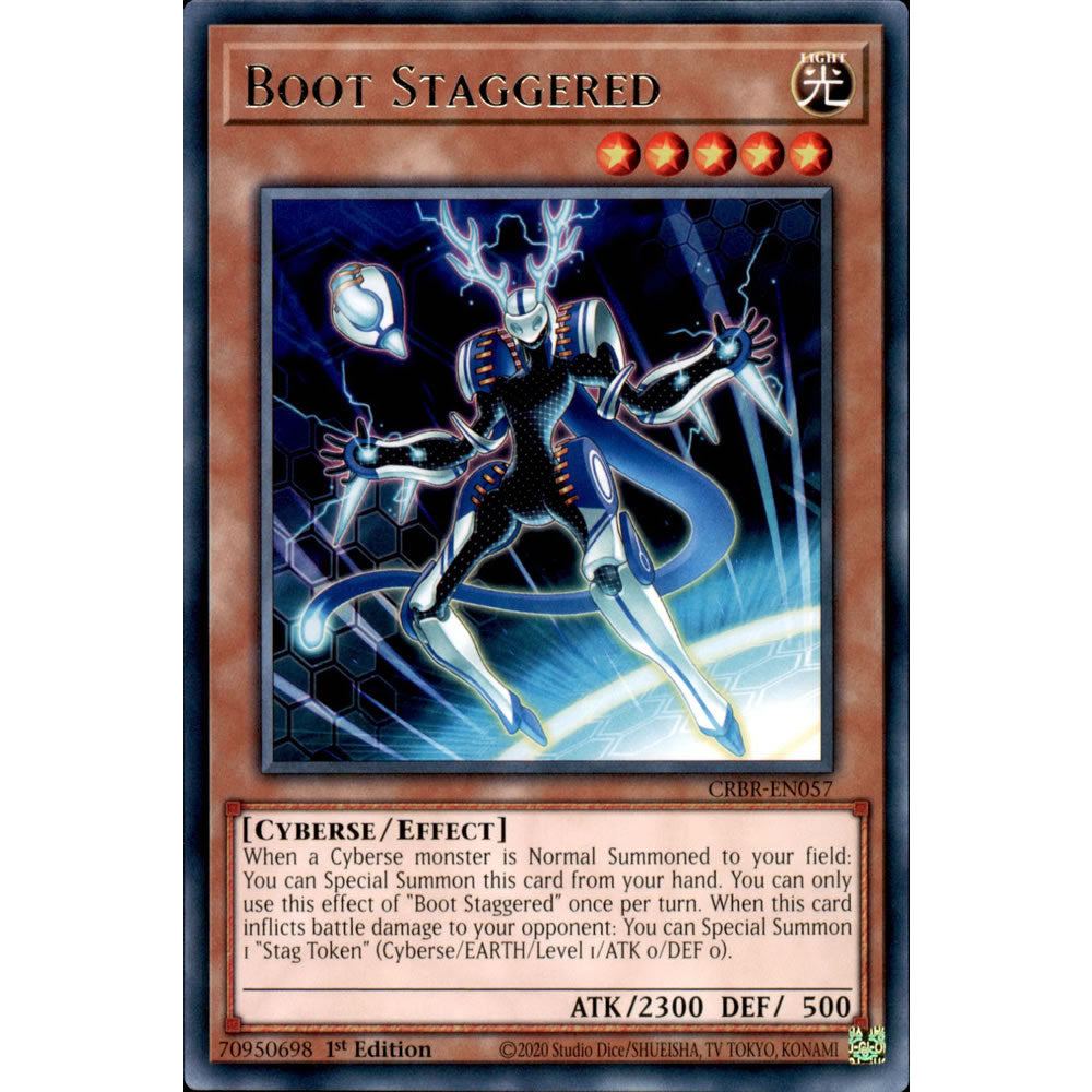 Boot Staggered CRBR-EN057 Yu-Gi-Oh! Card from the Crossover Breakers Set