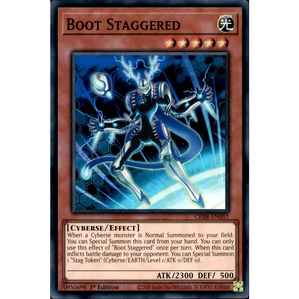 Boot Staggered CRBR-EN057 Yu-Gi-Oh! Card from the Crossover Breakers Set