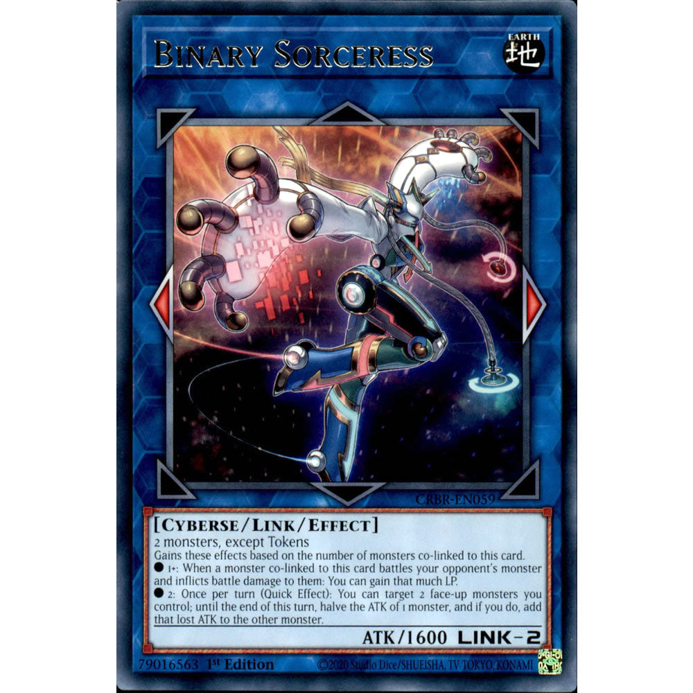 Binary Sorceress CRBR-EN059 Yu-Gi-Oh! Card from the Crossover Breakers Set