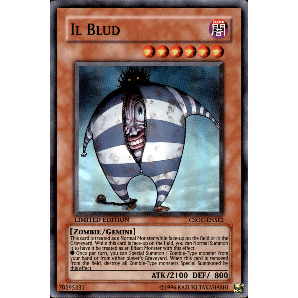 Il Blud CSOC-ENSE2 Yu-Gi-Oh! Card from the Crossroads of Chaos Special Edition Set