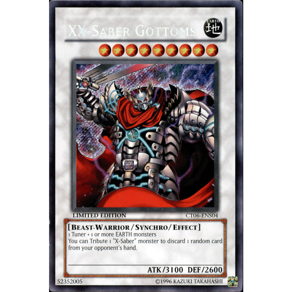 XX-Saber Gottoms CT06-ENS04 Yu-Gi-Oh! Card from the Collector Tin 2009 Promo Set