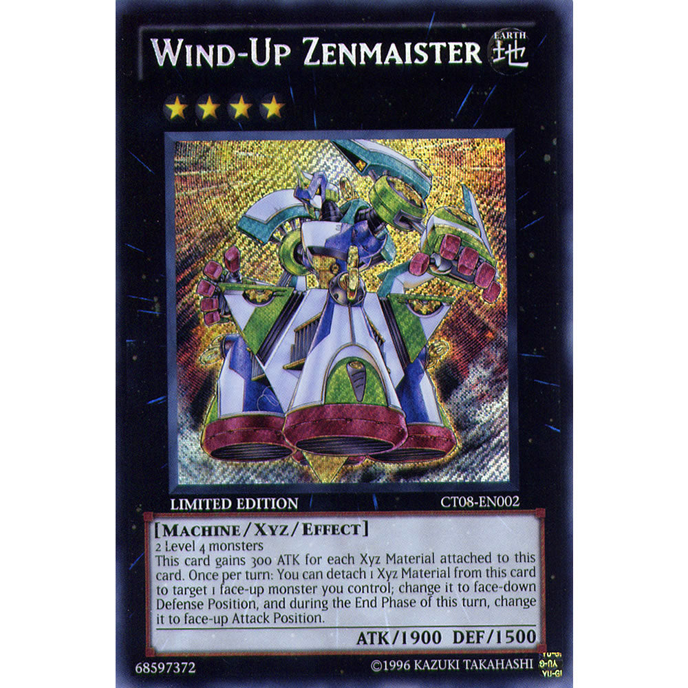 Wind - Up Zenmaister CT08-EN002 Yu-Gi-Oh! Card from the Collector Tin 2011 Promo Set