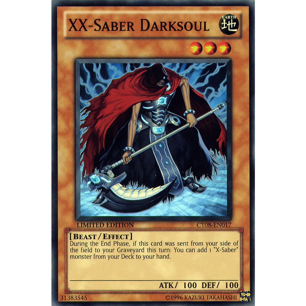 XX-Saber Darksoul CT08-EN017 Yu-Gi-Oh! Card from the Collector Tin 2011 Promo Set