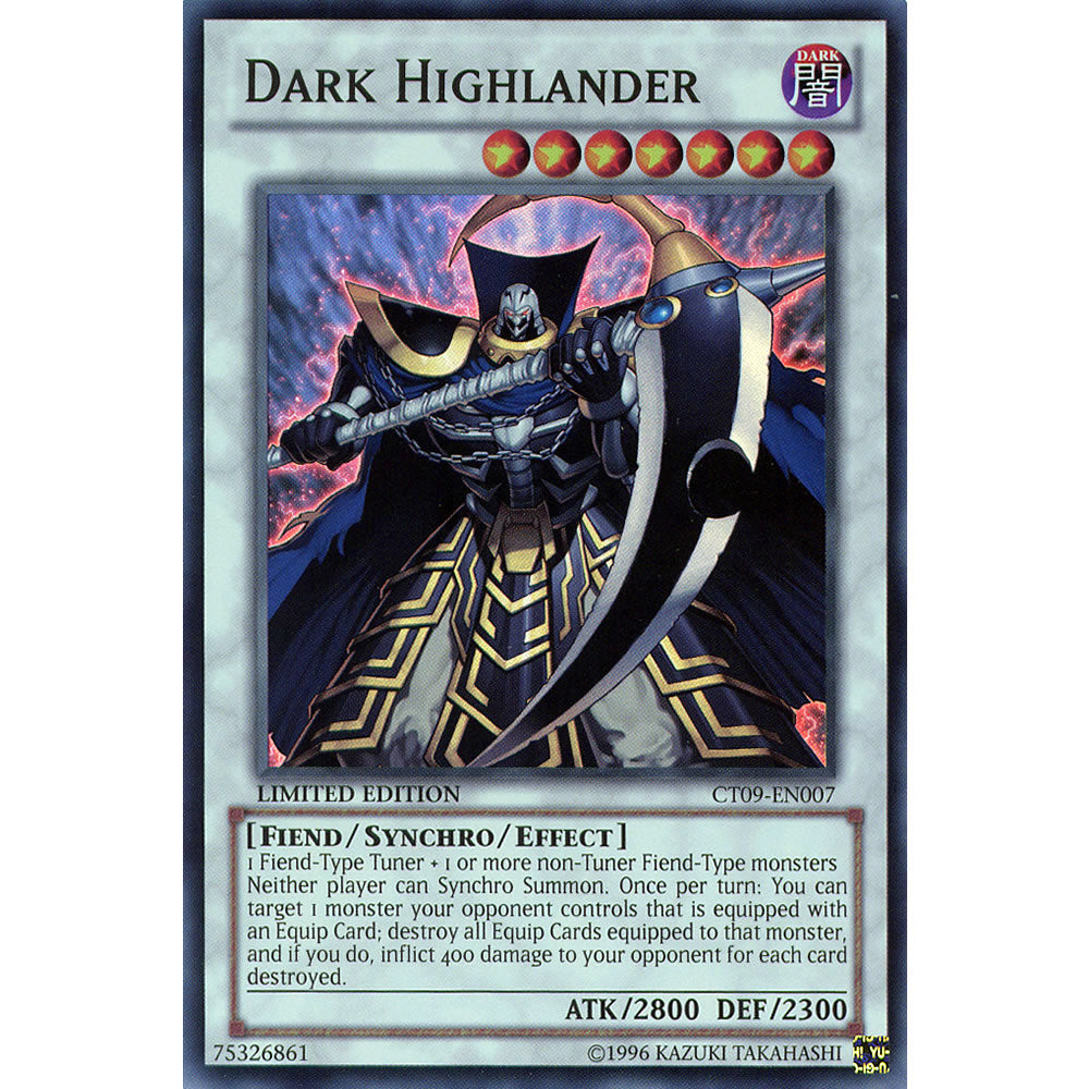 Dark Highlander CT09-EN007 Yu-Gi-Oh! Card from the Collector Tin 2012 Promo Set