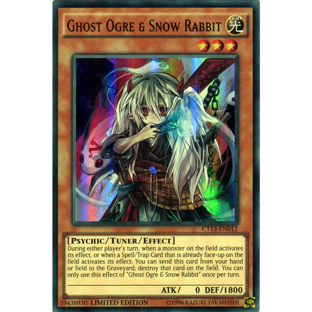 Ghost Ogre & Snow Rabbit CT13-EN012 Yu-Gi-Oh! Card from the Mega-Tin 2016 Promo Set