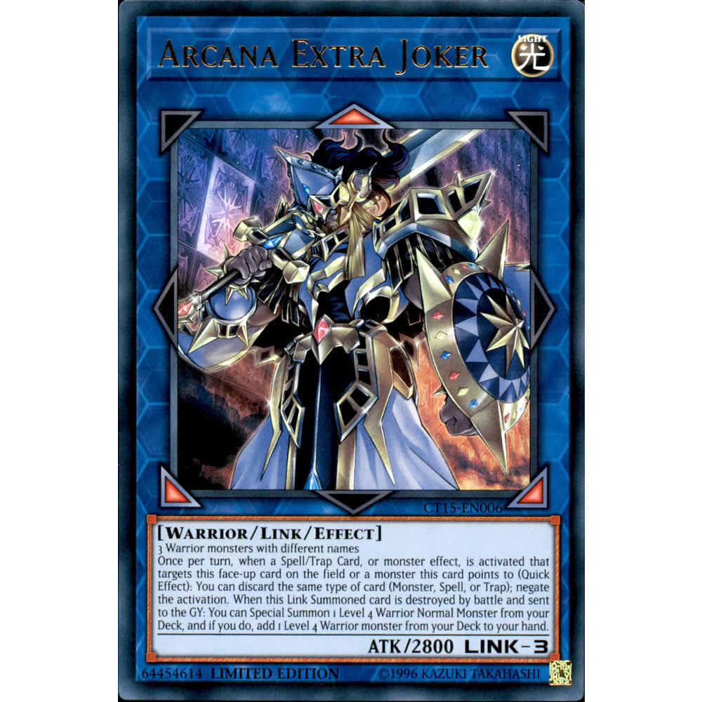 Arcana Extra Joker CT15-EN006 Yu-Gi-Oh! Card from the Mega-Tin 2018 Promo Set