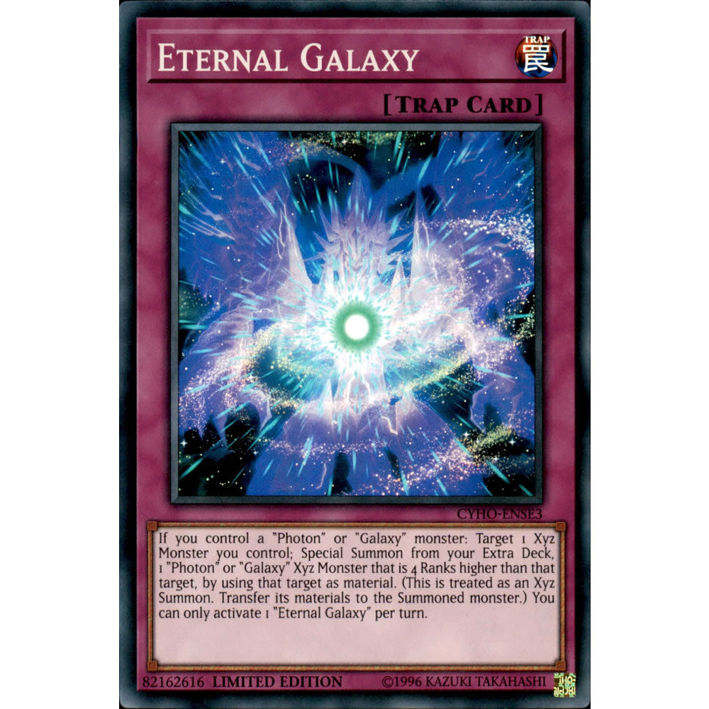 Eternal Galaxy CYHO-ENSE3 Yu-Gi-Oh! Card from the Cybernetic Horizon Special Edition Set