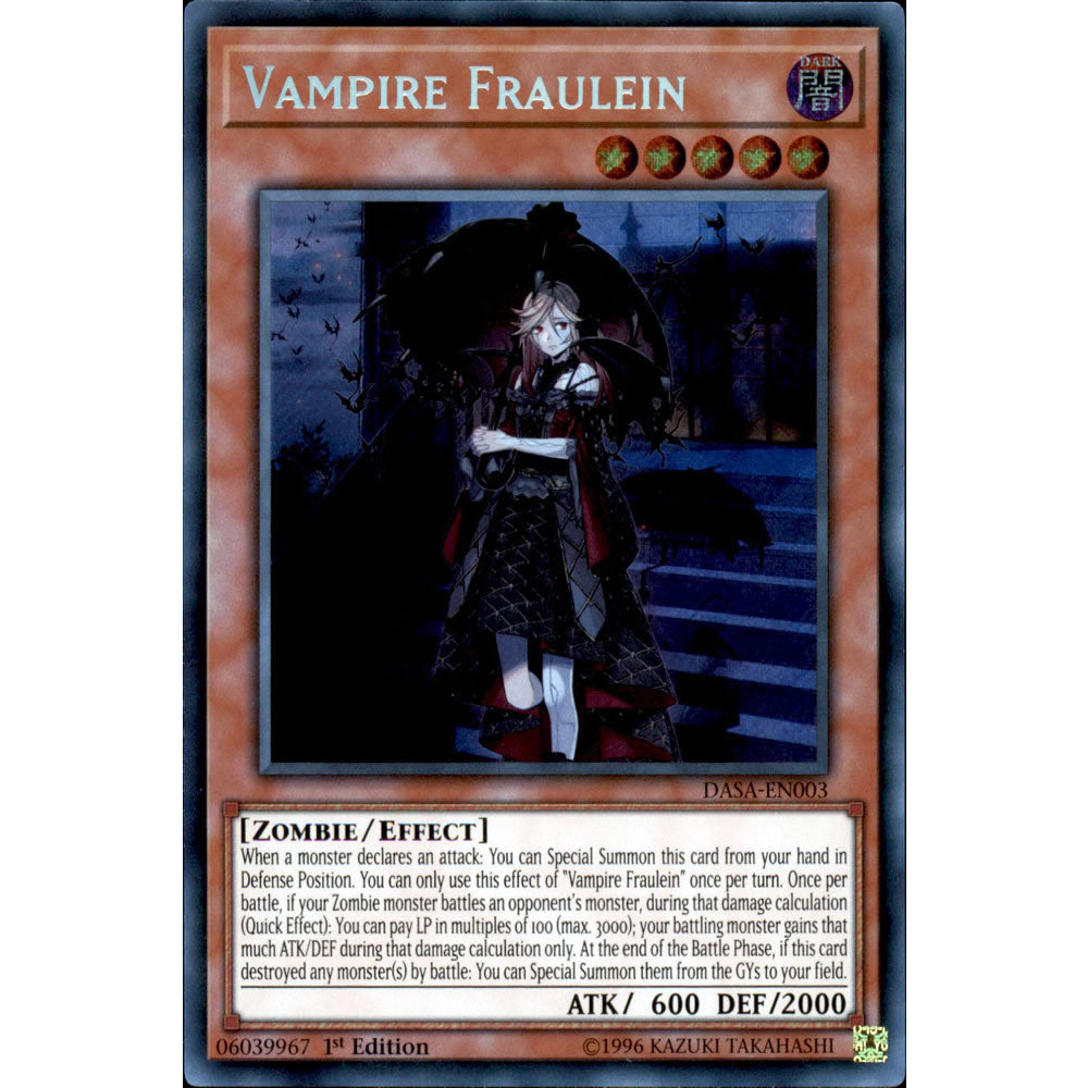 Vampire Fraulein DASA-EN003 Yu-Gi-Oh! Card from the Dark Saviors Set