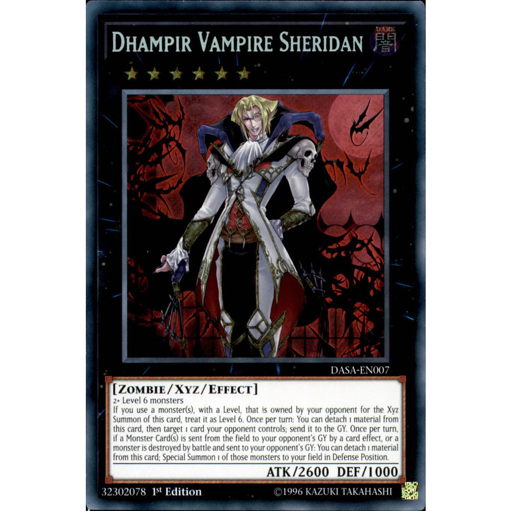 Dhampir Vampire Sheridan DASA-EN007 Yu-Gi-Oh! Card from the Dark Saviors Set