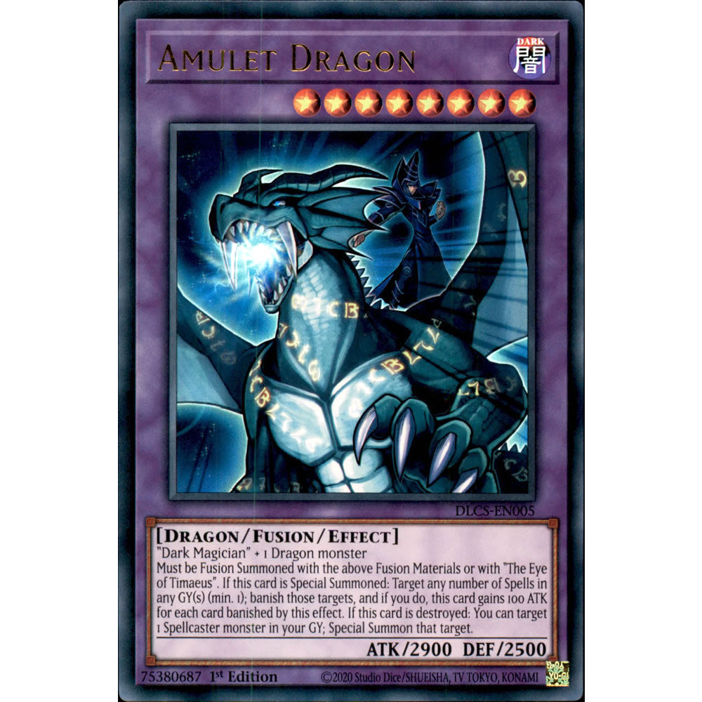 Amulet Dragon DLCS-EN005 Yu-Gi-Oh! Card from the Dragons of Legend: The Complete Series Set