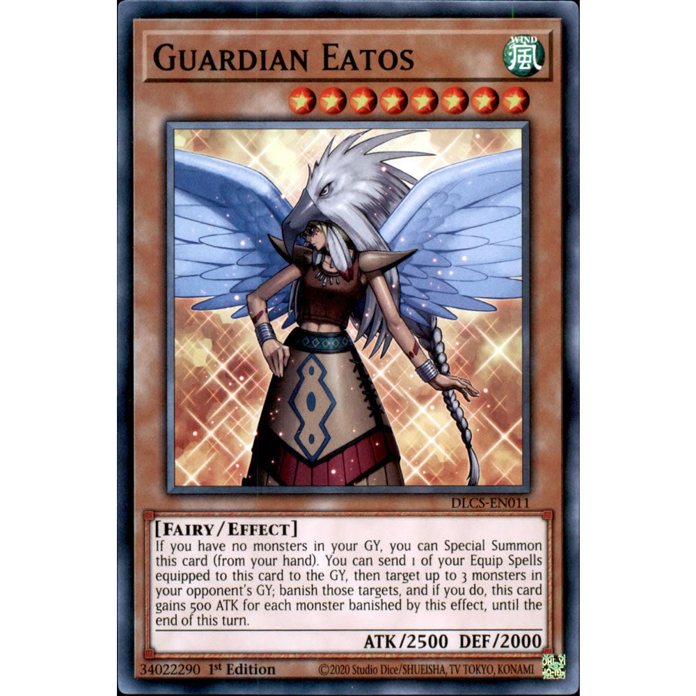 Guardian Eatos DLCS-EN011 Yu-Gi-Oh! Card from the Dragons of Legend: The Complete Series Set