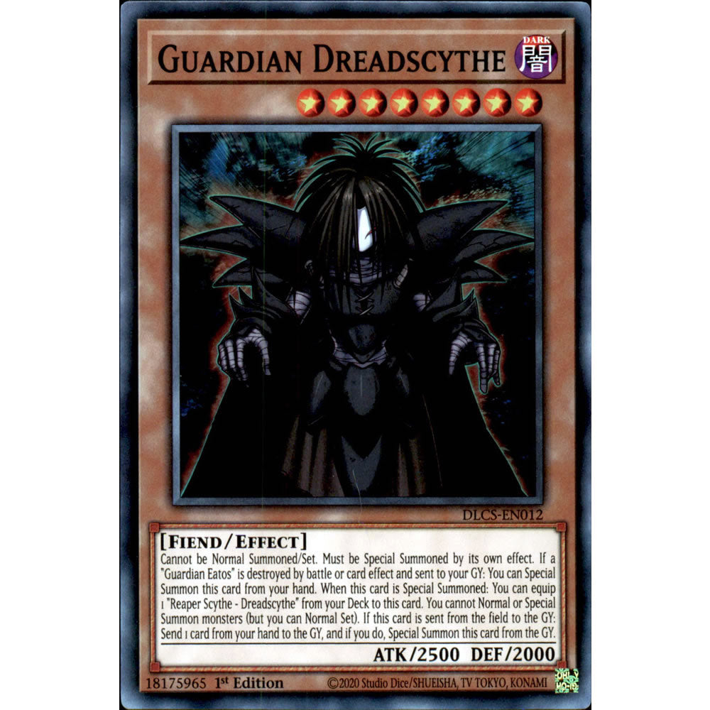 Guardian Dreadscythe DLCS-EN012 Yu-Gi-Oh! Card from the Dragons of Legend: The Complete Series Set