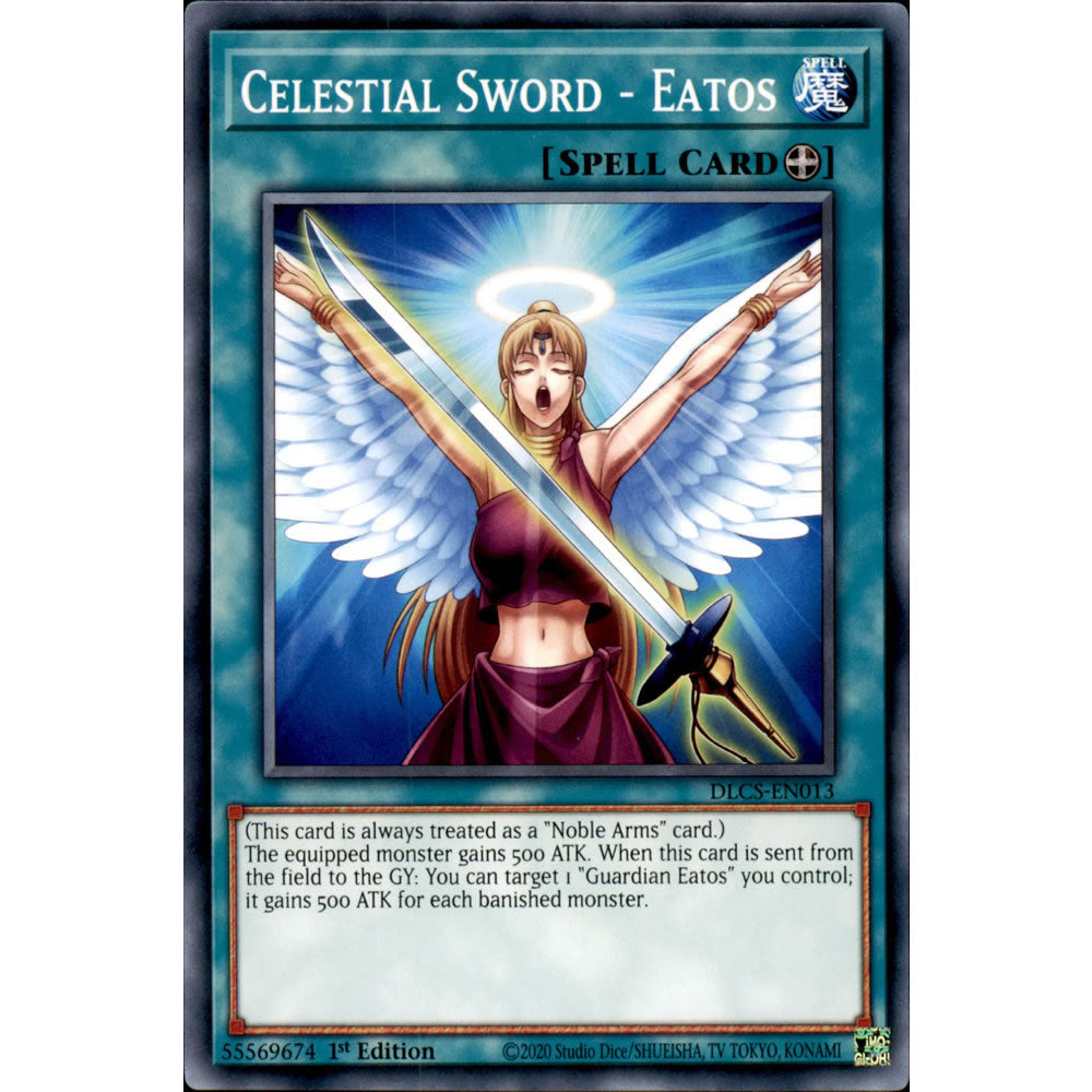 Celestial Sword - Eatos DLCS-EN013 Yu-Gi-Oh! Card from the Dragons of Legend: The Complete Series Set