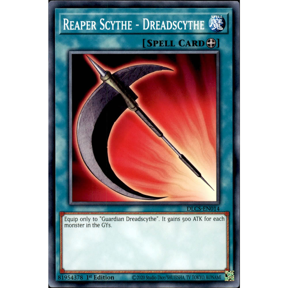 Reaper Scythe - Dreadscythe DLCS-EN014 Yu-Gi-Oh! Card from the Dragons of Legend: The Complete Series Set