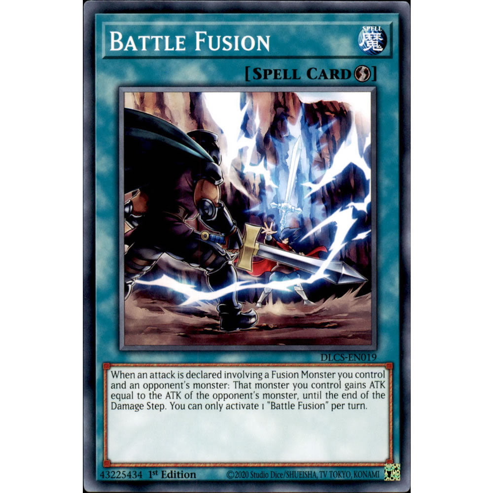 Battle Fusion DLCS-EN019 Yu-Gi-Oh! Card from the Dragons of Legend: The Complete Series Set