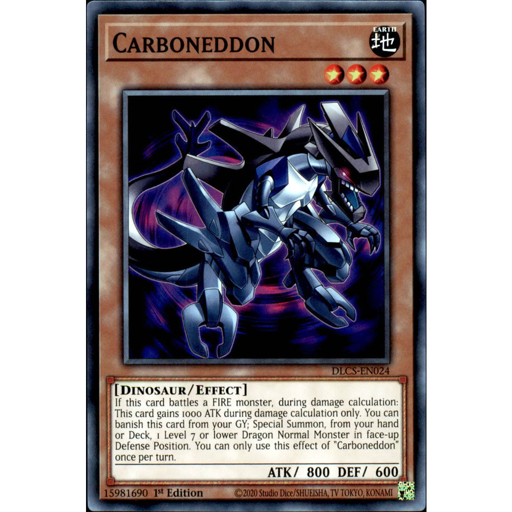 Carboneddon DLCS-EN024 Yu-Gi-Oh! Card from the Dragons of Legend: The Complete Series Set