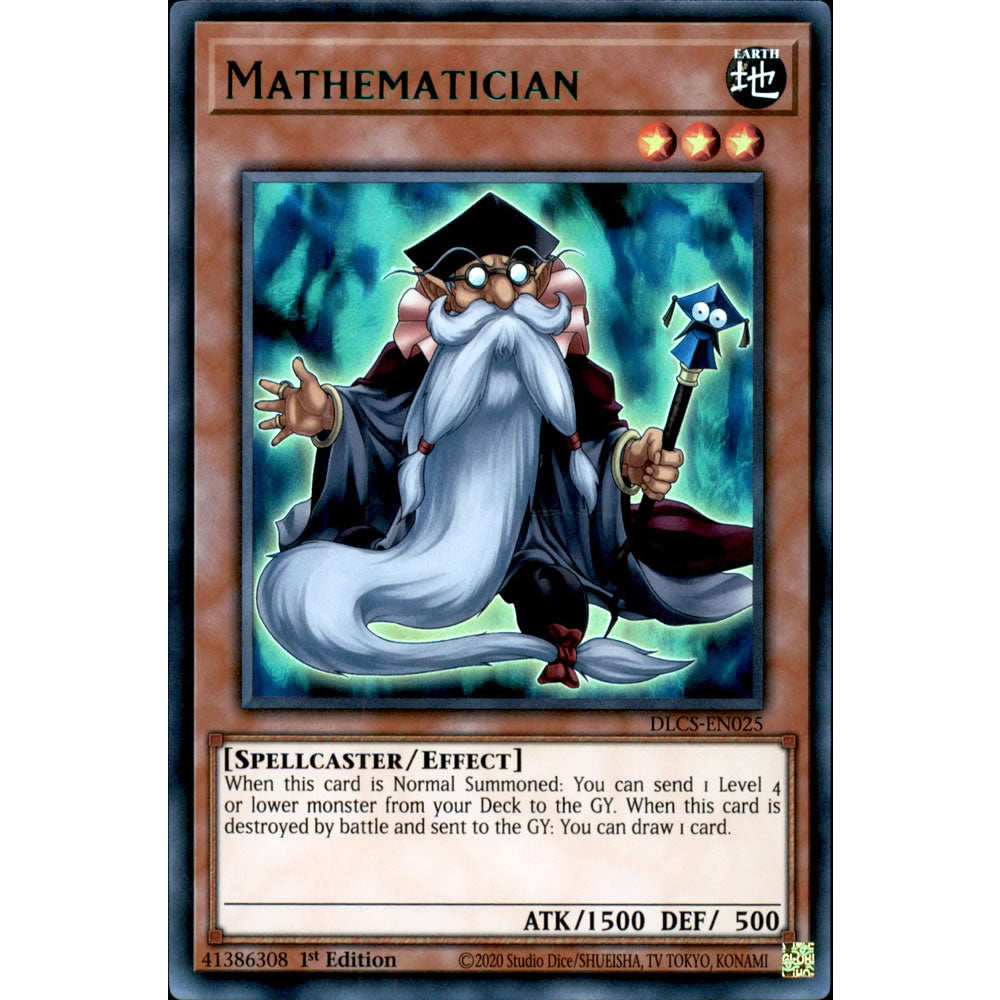 Mathematician DLCS-EN025 Yu-Gi-Oh! Card from the Dragons of Legend: The Complete Series Set