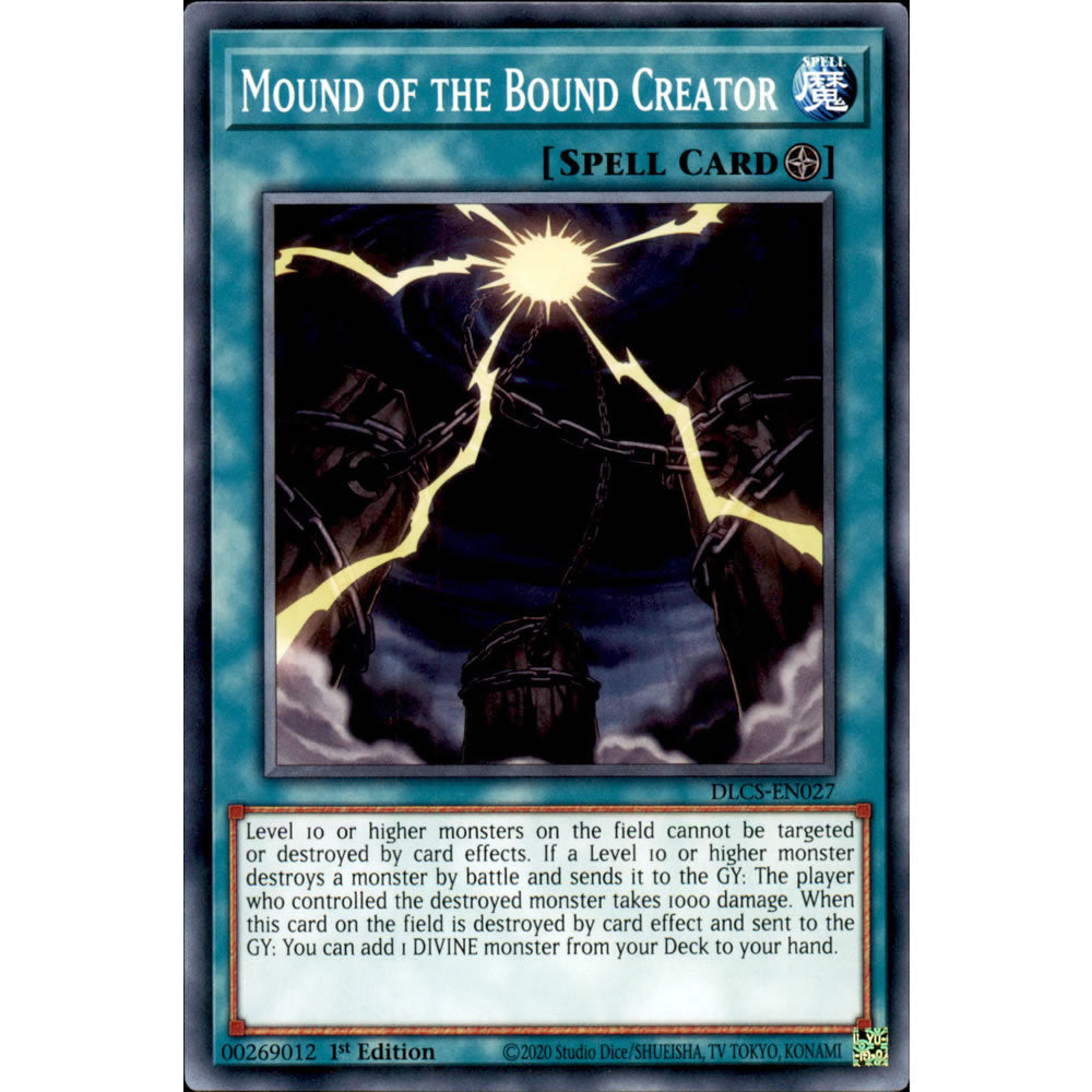 Mound of the Bound Creator DLCS-EN027 Yu-Gi-Oh! Card from the Dragons of Legend: The Complete Series Set