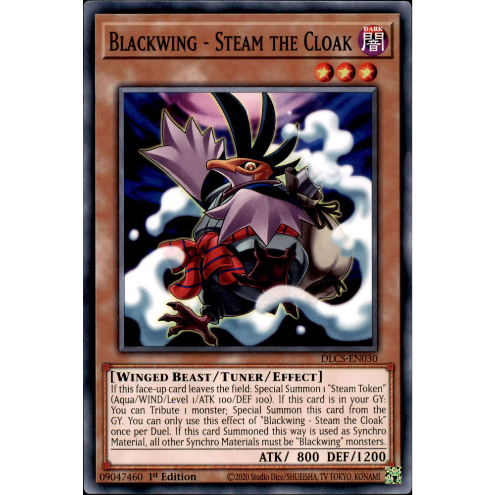 Blackwing - Steam the Cloak DLCS-EN030 Yu-Gi-Oh! Card from the Dragons of Legend: The Complete Series Set